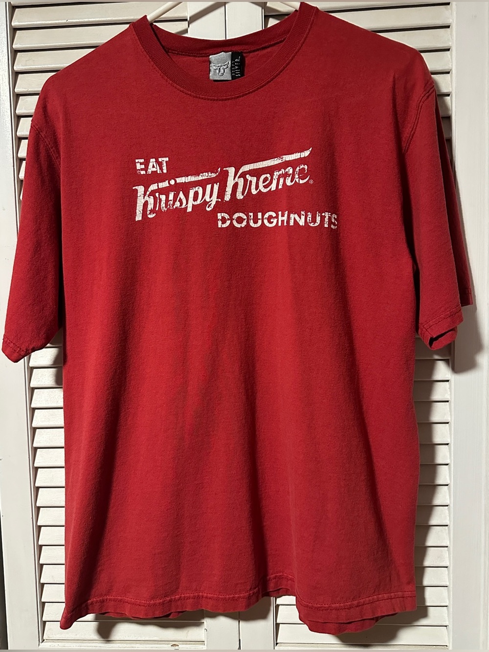 Vintage Kristy Kreme Doughnuts Donuts Red T-shirt Medium M